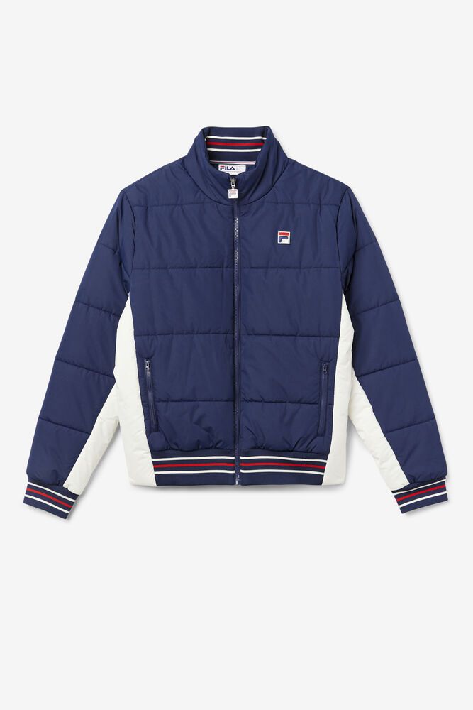 Fila Jacket Watson Puffer Mens Navy - India OBP-082193